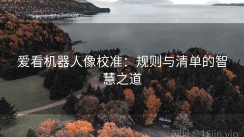 爱看机器人像校准：规则与清单的智慧之道