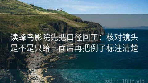 读蜂鸟影院先把口径回正：核对镜头是不是只给一面后再把例子标注清楚
