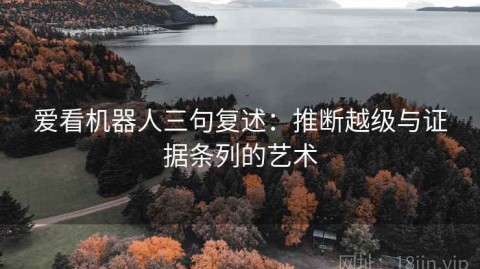爱看机器人三句复述：推断越级与证据条列的艺术