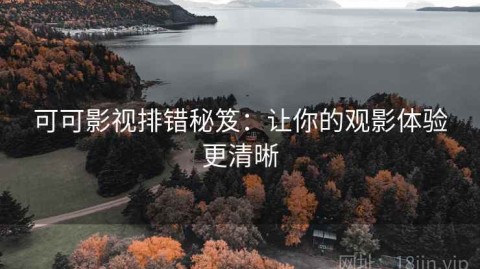 可可影视排错秘笈：让你的观影体验更清晰