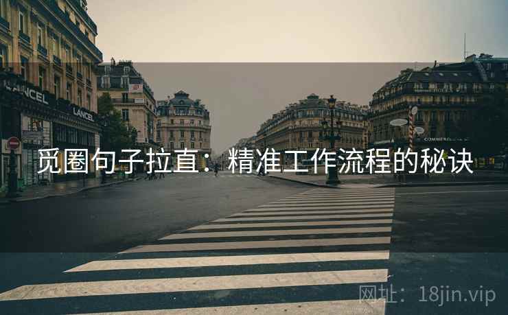 觅圈句子拉直：精准工作流程的秘诀